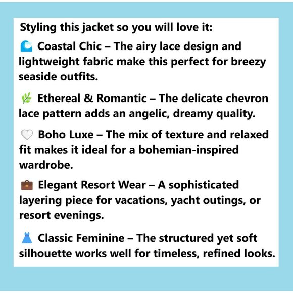 Ruby Rd White Lace Zip Jacket Size Medium Cardigan Ethereal Coastal Timeless - Picture 5 of 12